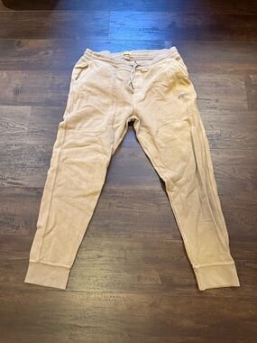 Saturdays New York City Tan Knit Drawstring Joggers